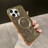 Hjemix | Bling Glitter Magnetisk Etui for iPhone