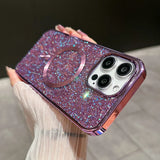 Hjemix | Bling Glitter Magnetisk Etui for iPhone