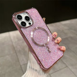 Hjemix | Bling Glitter Magnetisk Etui for iPhone