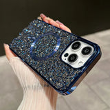 Hjemix | Bling Glitter Magnetisk Etui for iPhone