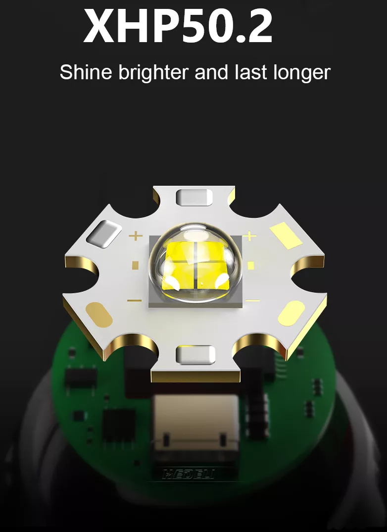 Hjemix | LED Lommelykt | Oppladbar Lommelykt