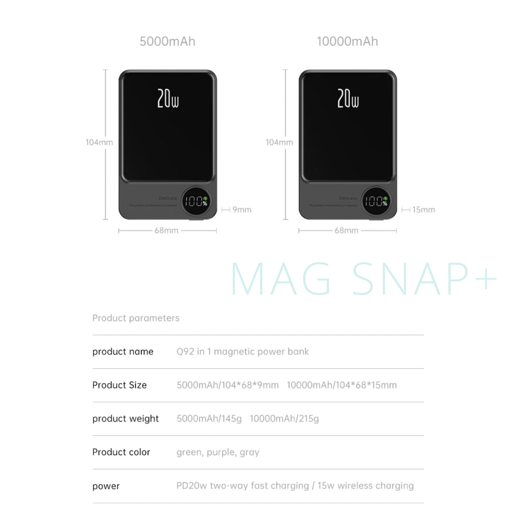 Macsafe Powerbank Magnetisk