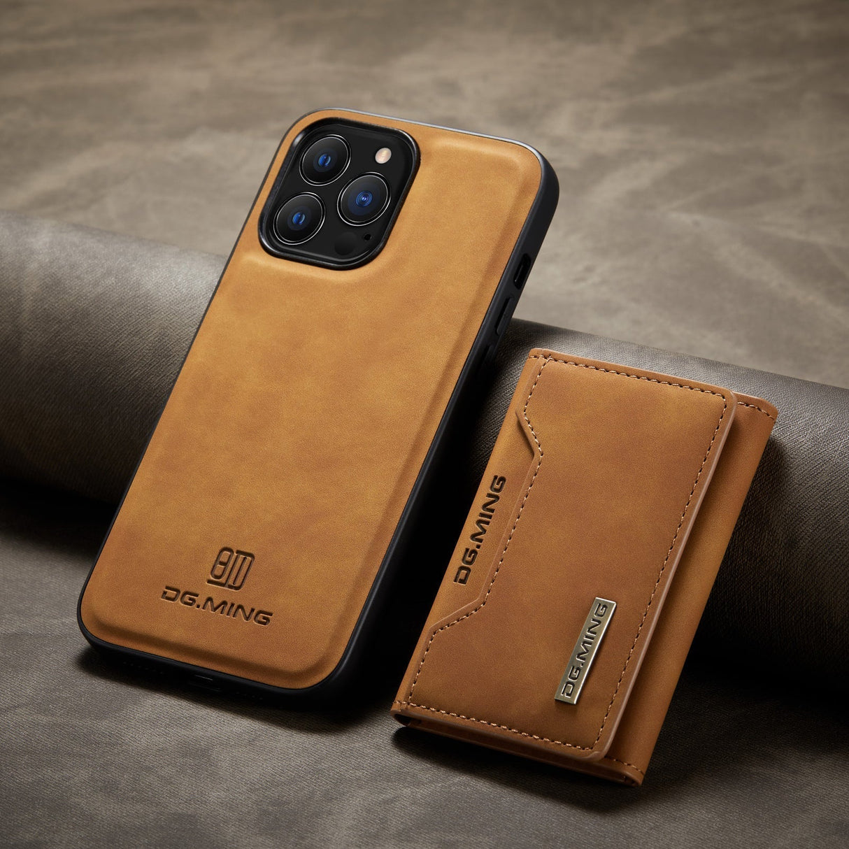 Hjemix | 2 i 1 avtakbar skinnlommebokdeksel for iPhone