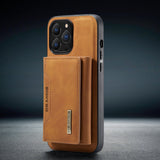 Hjemix | 2 i 1 avtakbar skinnlommebokdeksel for iPhone