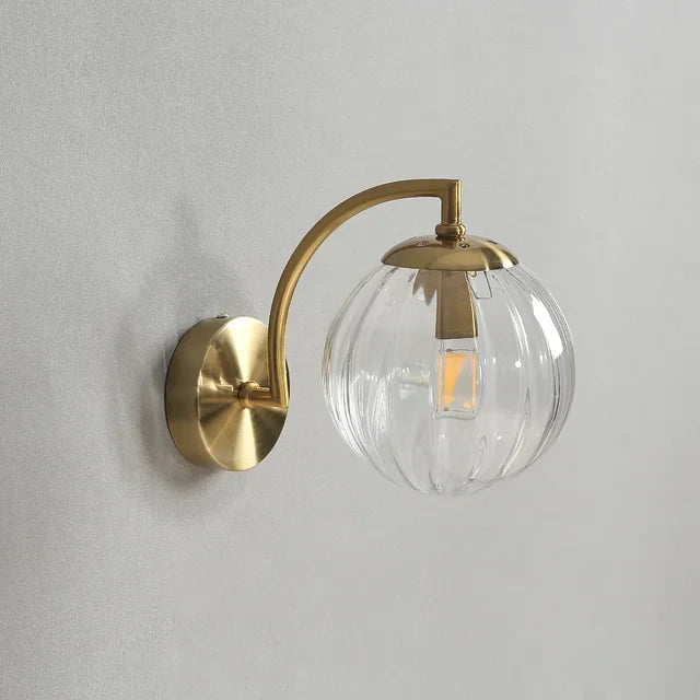Hjemix | Moderne LED Vegglampe laget av farget glass, nordisk minimalistisk stue-soverom vegglampe, spisestue-kjøkken interiørlys
