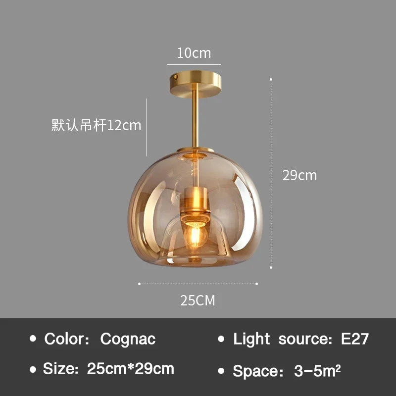 Hjemix | EssenceGlow - Glass Ceiling Light