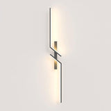 Hjemix | Kreativ LED vegglampe med stripedesign | Moderne design og dimbar lys i 3 farger