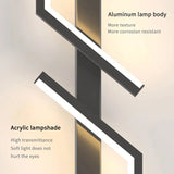 Hjemix | Kreativ LED vegglampe med stripedesign | Moderne design og dimbar lys i 3 farger