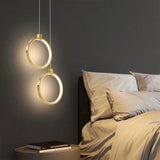 Hjemix | Elegant Double Ring Pendant Light | DuoGlow