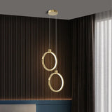 Hjemix | Elegant Double Ring Pendant Light | DuoGlow
