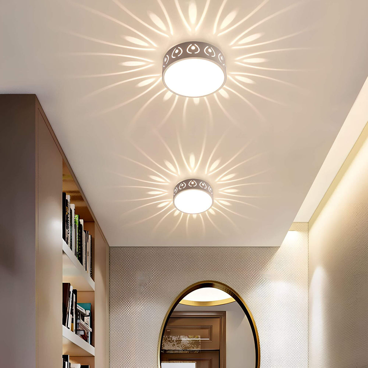 Hjemix | Moderne LED taklampe - for inngang, gang og balkong