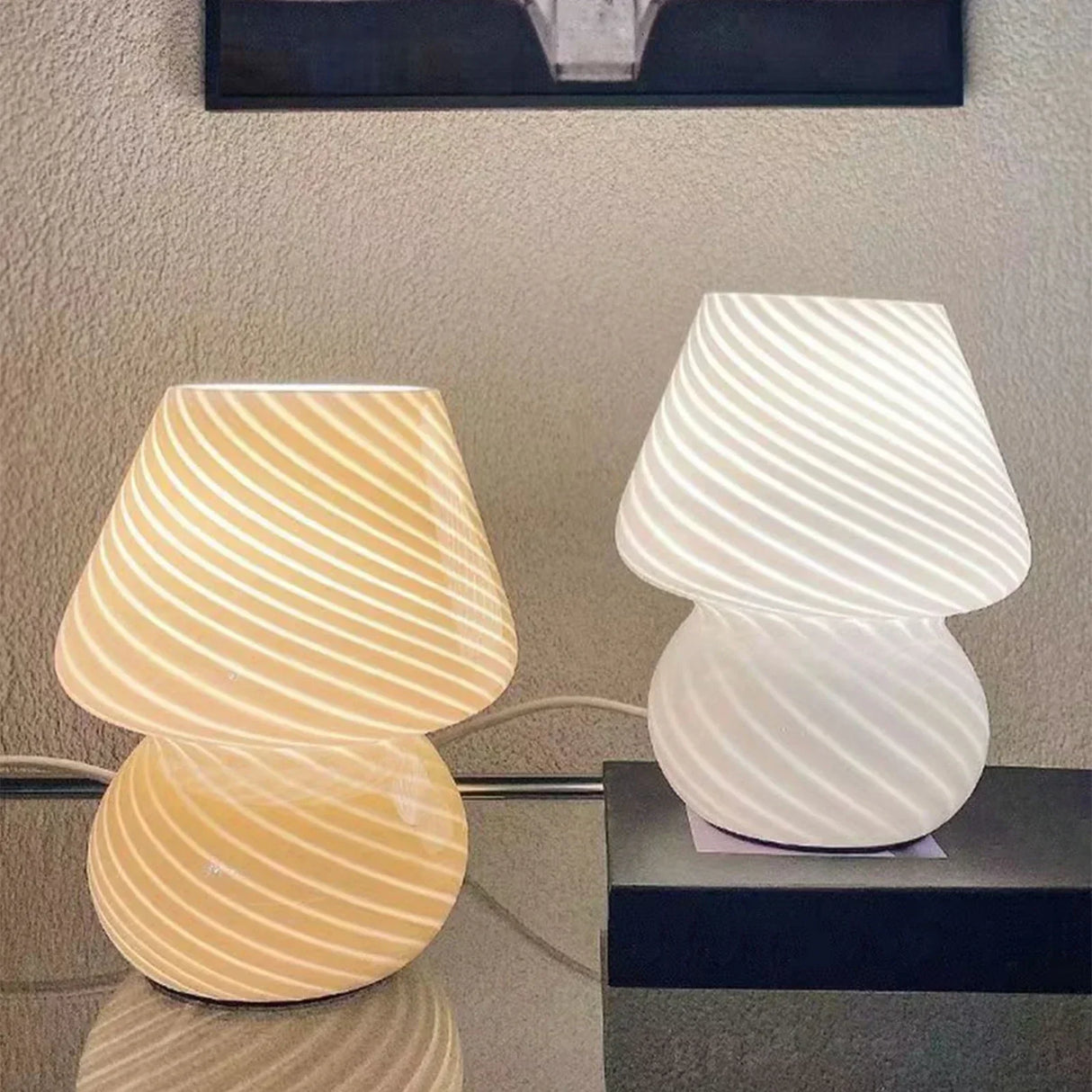 Hjemix | Murano Glass Bordlampe - Elegant og Unik