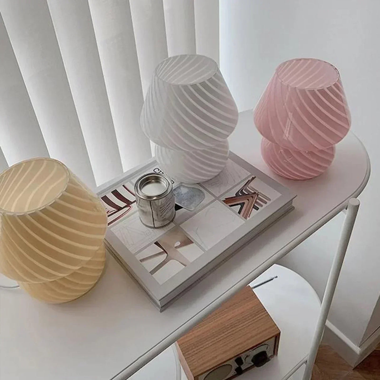 Hjemix | Murano Glass Bordlampe - Elegant og Unik