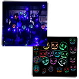 Neon LED maske