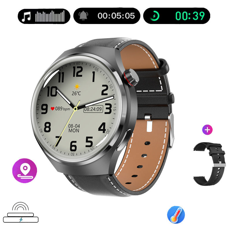 Hjemix | Gt4 Pro Smartwatch For Menn: Ip68 Nfc Gps Tracker, Amoled 360*360 Hd-Skjerm, Hjertefrekvens, Bluetooth-Samtale Begrenset Utgave