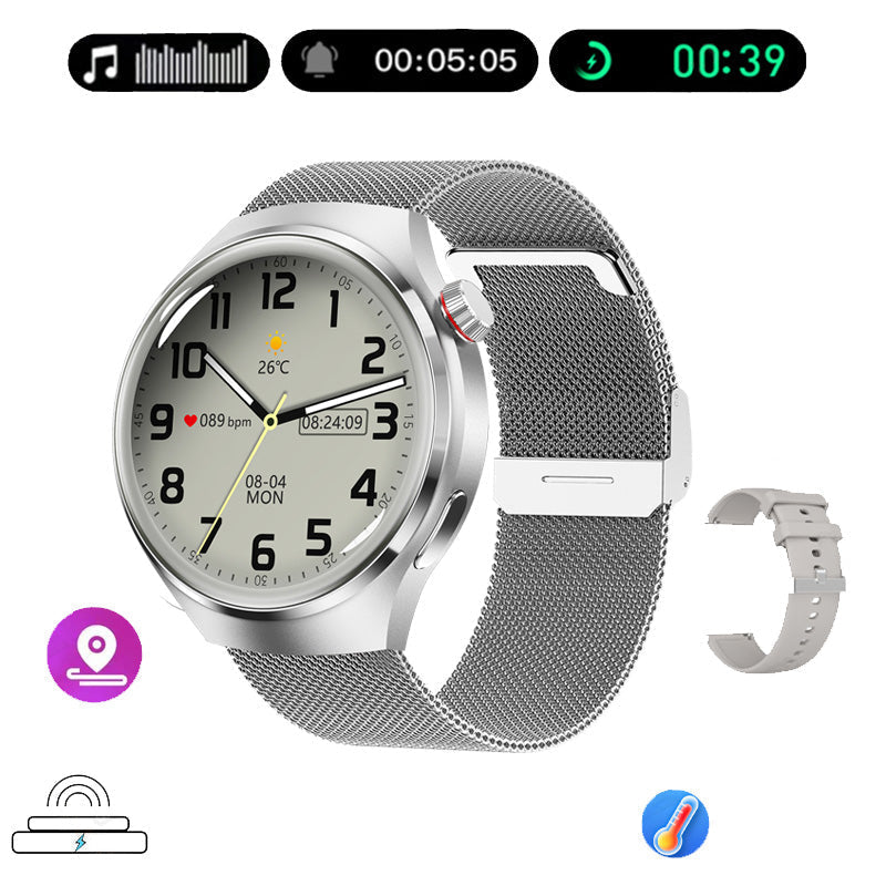 Hjemix | Gt4 Pro Smartwatch For Menn: Ip68 Nfc Gps Tracker, Amoled 360*360 Hd-Skjerm, Hjertefrekvens, Bluetooth-Samtale Begrenset Utgave