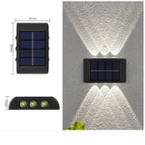 Hjemix | LUMIX | New Solar Wall Lighting for Outdoors | Vanntett LED solcellelampe for ambient hagebelysning
