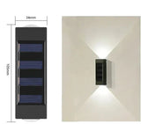 Hjemix | LUMIX | New Solar Wall Lighting for Outdoors | Vanntett LED solcellelampe for ambient hagebelysning