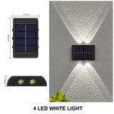 Hjemix | LUMIX | New Solar Wall Lighting for Outdoors | Vanntett LED solcellelampe for ambient hagebelysning