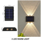 Hjemix | LUMIX | New Solar Wall Lighting for Outdoors | Vanntett LED solcellelampe for ambient hagebelysning