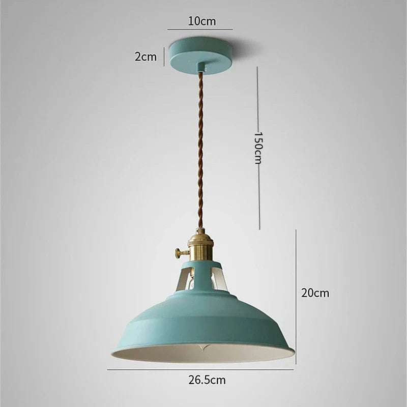 Hjemix | Nordisk industriell LED pendellampe Retro