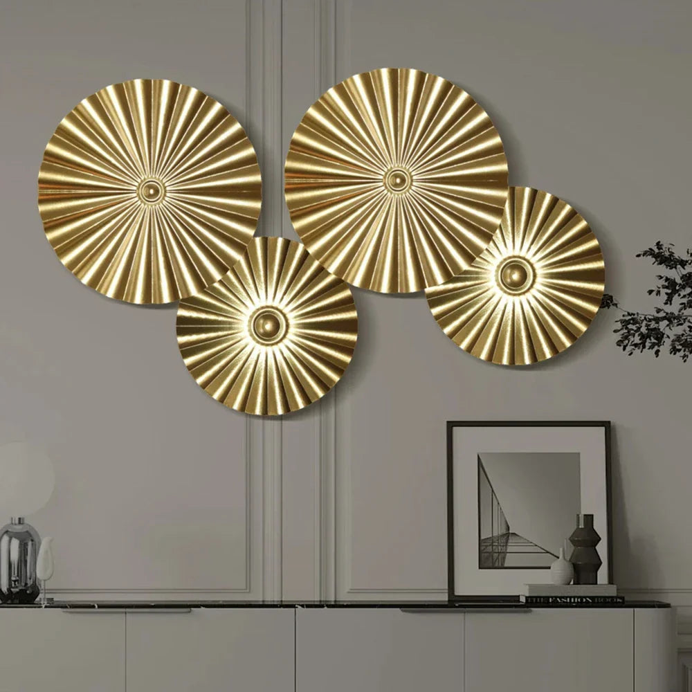 Hjemix | Nordic Gold Veggheng dekor