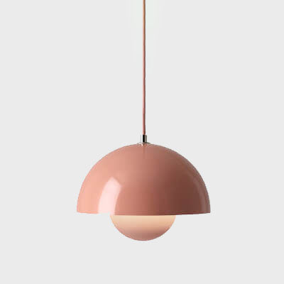 Hjemix | Nordic Macaron 1-Ly Half-Sirkel Kuppel Pendellampe