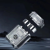 Hjemix | Gjennomsiktig Mini Dobbelt-Hodet Elektrisk Barbermaskin