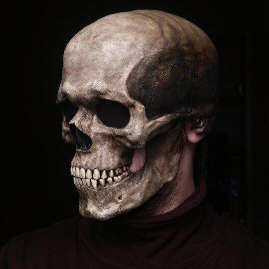 Hjemix | Full Head Skull Mask