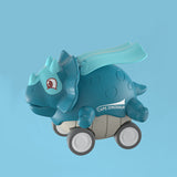 Hjemix | Dinosaur Bil Leketøy med Trykk Mekanisme