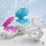 Hjemix | Skallampe Bølger Retro Bluetooth Plater LED Nattlampe - Perfekt Gave til Barn og Jenter