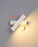 Hjemix | Rotert vegglampe med nordisk trestruktur