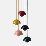 Hjemix | Nordic Macaron 1-Ly Half-Sirkel Kuppel Pendellampe