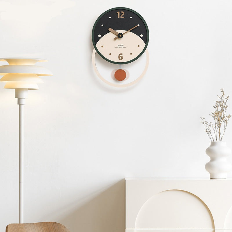 Hjemix | Nordisk Minimalistisk Veggdekorasjon Klokke for Stuen