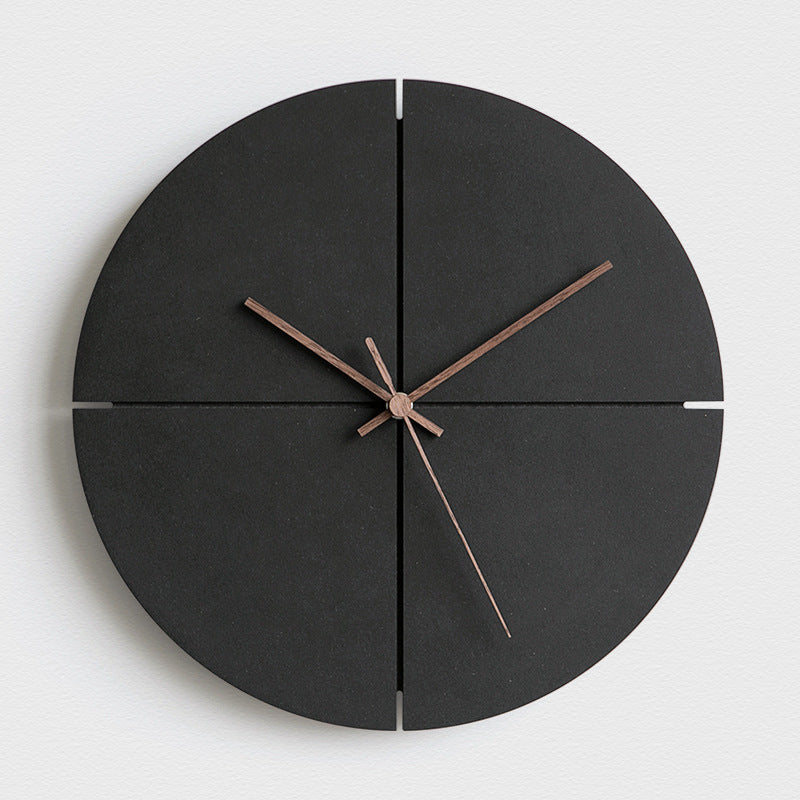 Hjemix | Minimalistisk Moderne Stille Veggklokke for Stue