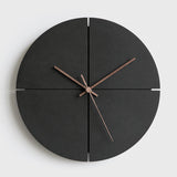 Hjemix | Minimalistisk Moderne Stille Veggklokke for Stue