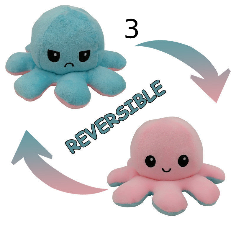 Hjemix | Den originale reversible Octopus Plushie | Patentert design