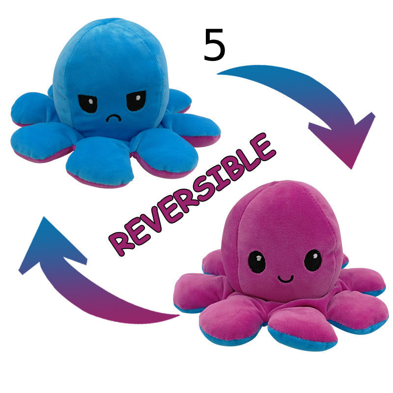 Hjemix | Den originale reversible Octopus Plushie | Patentert design