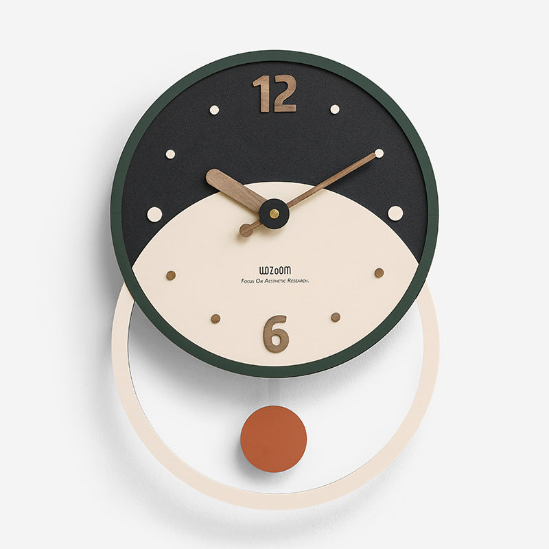 Hjemix | Nordisk Minimalistisk Veggdekorasjon Klokke for Stuen