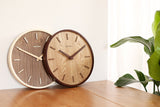 Hjemix | Minimalistisk Stille Treveggklokke 12 Tommer