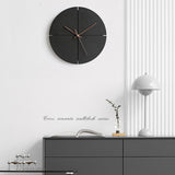Hjemix | Minimalistisk Moderne Stille Veggklokke for Stue
