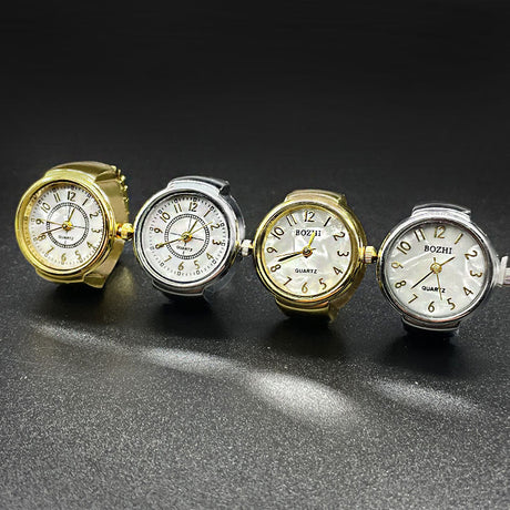 Hjemix | Unisex Par Fingerring Quartz Klokker