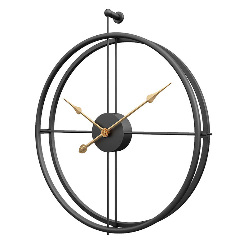 Hjemix | Nordic Minimalist Stor Stille Veggklokke 20 Tommer