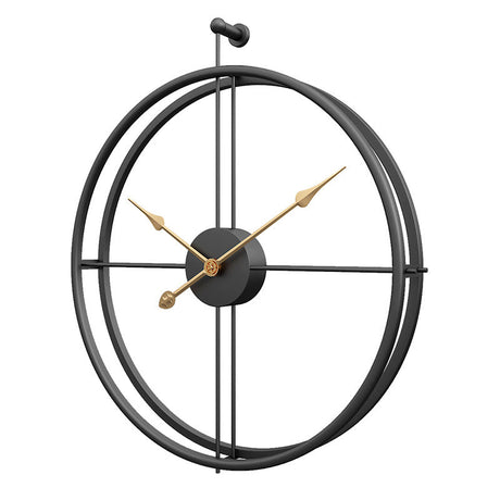 Hjemix | Nordic Minimalist Stor Stille Veggklokke 20 Tommer