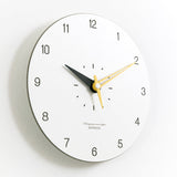 Hjemix | Frendorf™ Minimalistisk Moderne Rund Veggdekor Stille Klokke