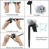 Hjemix | Solfylte Lyskuler Marokanske Kuler Fargerike LED Julelys Jernkuler Dekorasjon Utendørs Lyskjetting