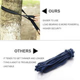 Hjemix | Bærbar utendørs camping fullt automatisert nylon parachute hengekøye med myggnett, Størrelse: 290 x 140 cm (Army Green)