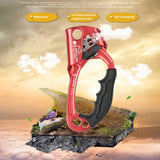 Hjemix | XINDA TP-8606 Utendørs Klatring Luft Arbeid Fallbeskyttelse Håndholdt Taustopper for 8-12mm Diameter Tau Høyre (Oransje)