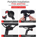 Hjemix | Antusi Q5 Sykkel Baklys Automatisk Brems Induksjonslys