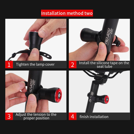 Hjemix | Antusi Q5 Sykkel Baklys Automatisk Brems Induksjonslys